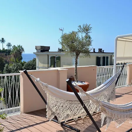 Ca' Muna - Sea View Penthouse, Private Rooftop, Walking To The Apartamento Rapallo