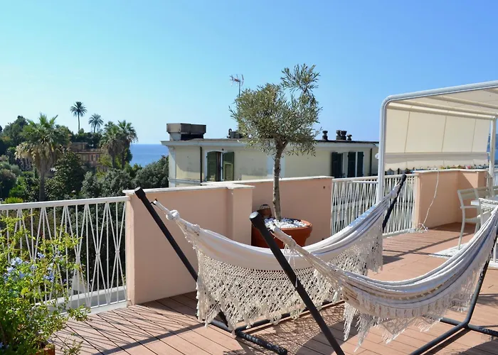 Ca' Muna - Sea View Penthouse, Private Rooftop, Walking To The Lejlighed Rapallo